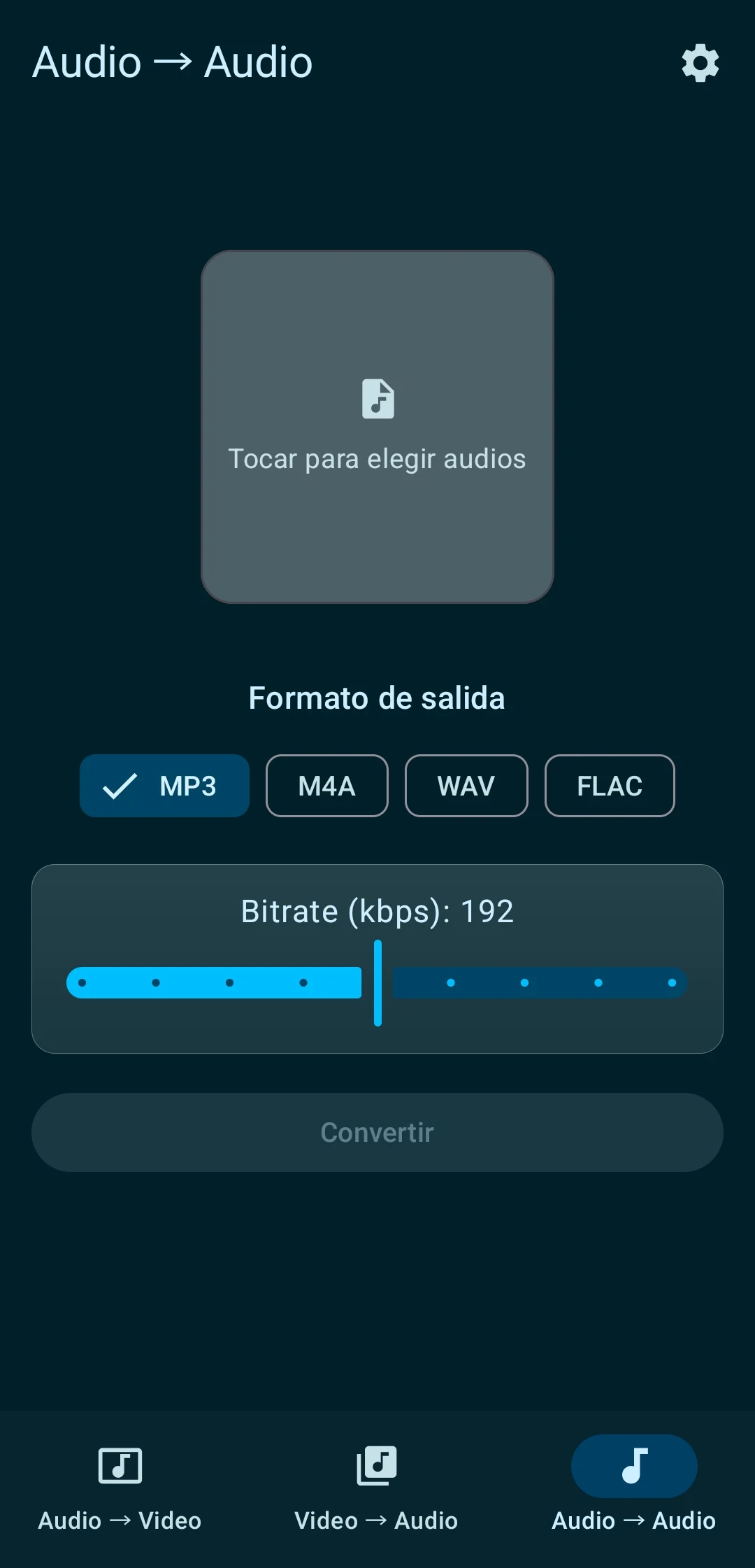 Audiotool - Audio Converter screenshot